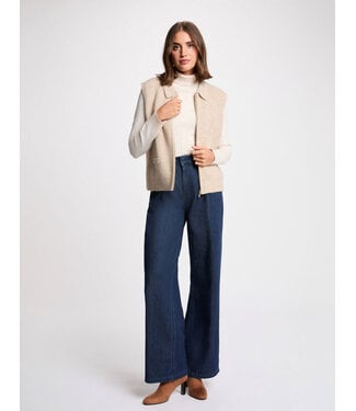 Morgan de toi Morgan Spencer Vest Mvirgi Albatre Beige