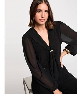 Morgan de toi Morgan Blouse Thival Noir Black