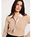 Morgan Top Mcil Beige Cacahuete