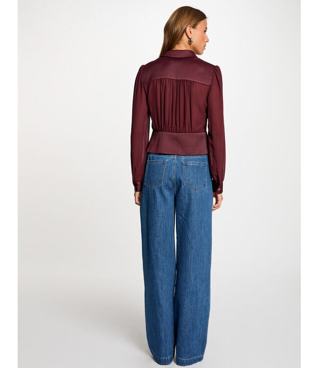 Morgan Blouse Cloclo Prune