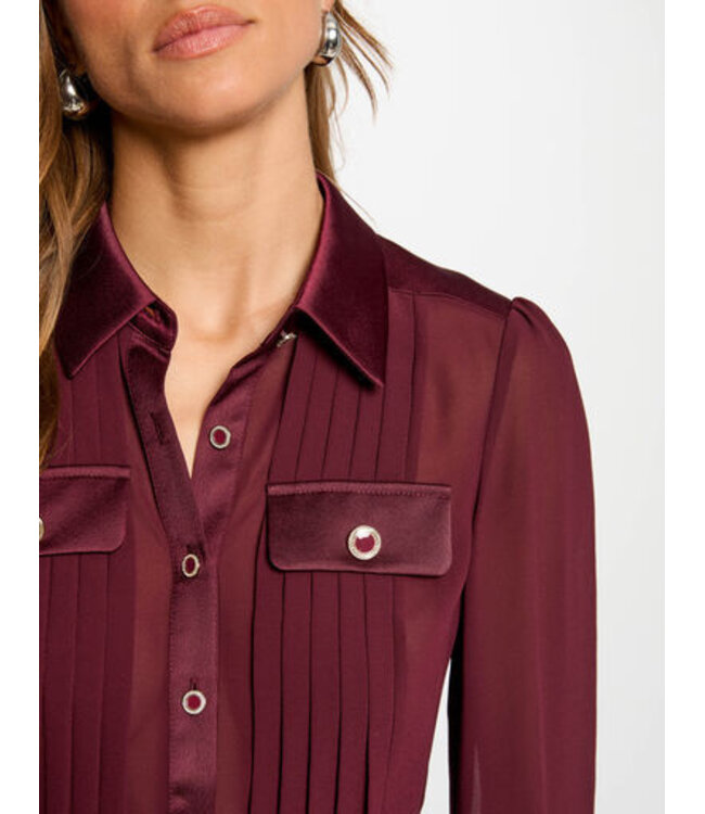 Morgan Blouse Cloclo Prune