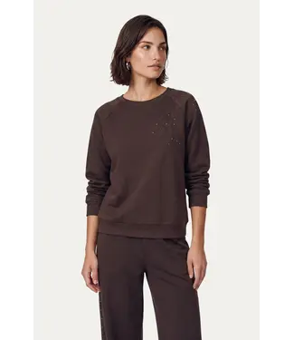CS The Label CS The Label Sweater Willa Dark Chocolate