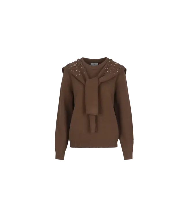 CS The Label Pullover Trui Kimmie Dark Walnut