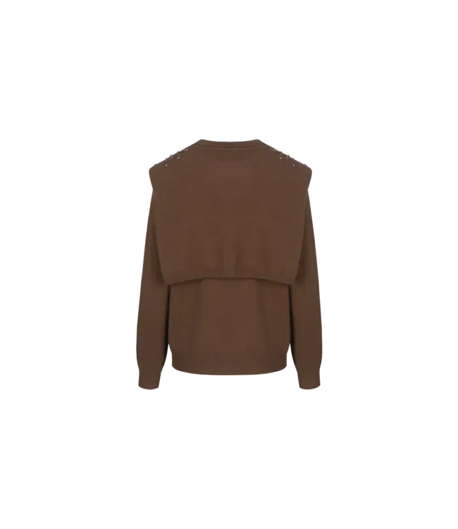 CS The Label Pullover Trui Kimmie Dark Walnut