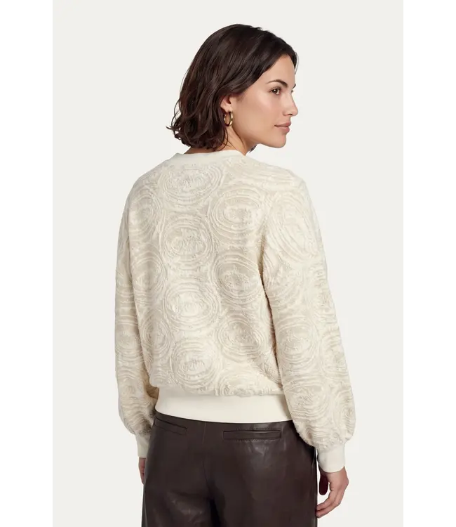 CS The Label Pullover Trui Karmen Wool White/Sand