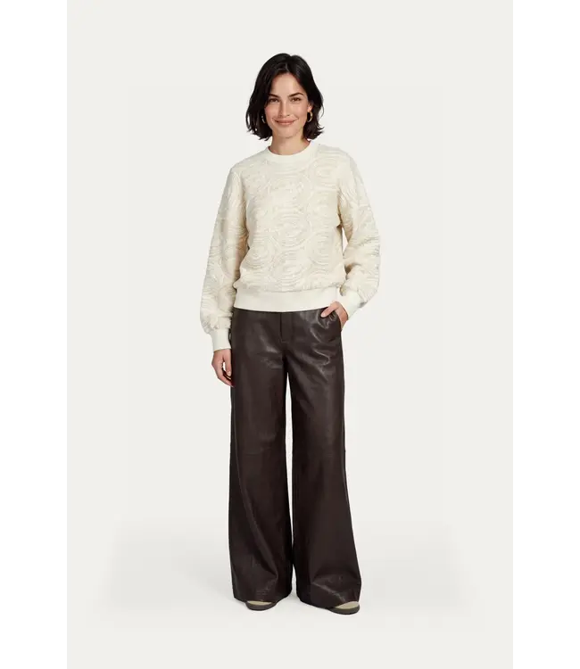 CS The Label Pullover Trui Karmen Wool White/Sand
