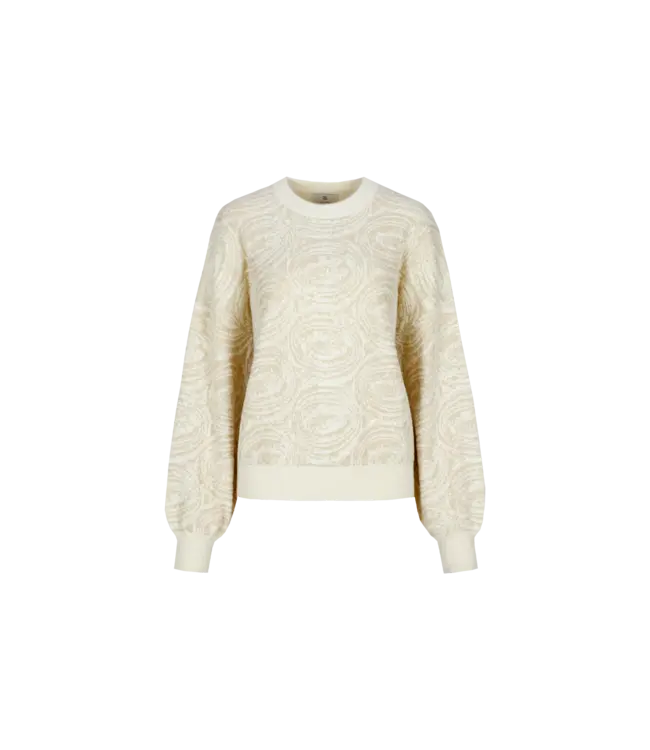CS The Label Pullover Trui Karmen Wool White/Sand