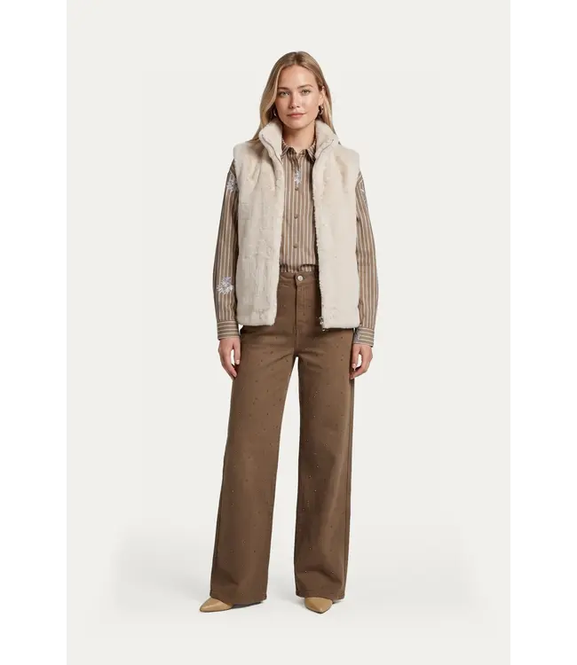 CS The Label Gilet Geraldine Sand