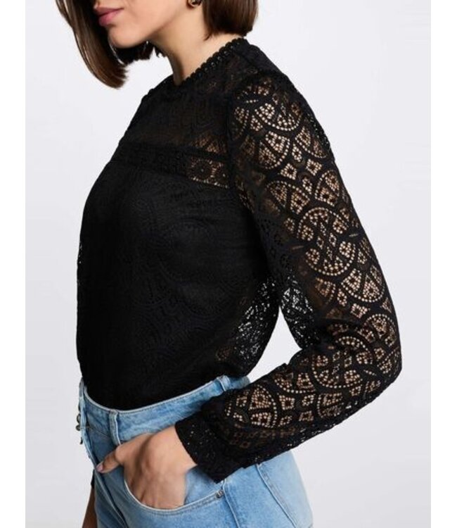 Morgan Top Tyriel Noir Black