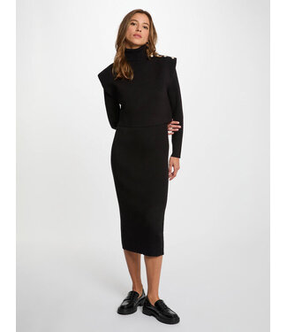 Morgan de toi Morgan Jurk Rmilor Noir Black