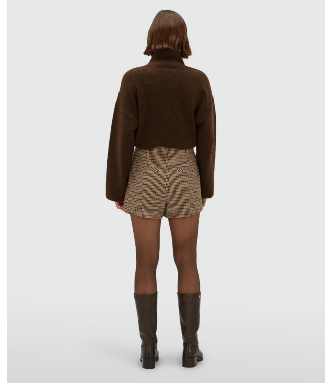 Josh V Short Damy Brown Check