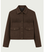 Elvira Jacket Suzy Dark Coffee Suede