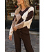 Elvira Trui Gracie Dark Coffee Check