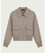 Elvira Bomber Rumi Cappuccino Check