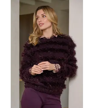 G-maxx G-maxx Trui Amabel Warm Aubergine