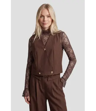 Fluresk Fluresk Gilet Neva Mocha Brown