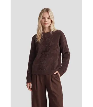Fluresk Fluresk Sweater Trui Islene Dark Chocolate