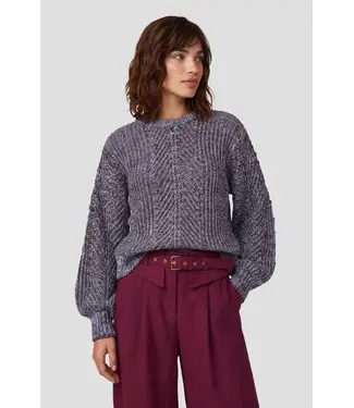 Fluresk Fluresk Trui Fenni Dusky Maroon / Cloud Blue
