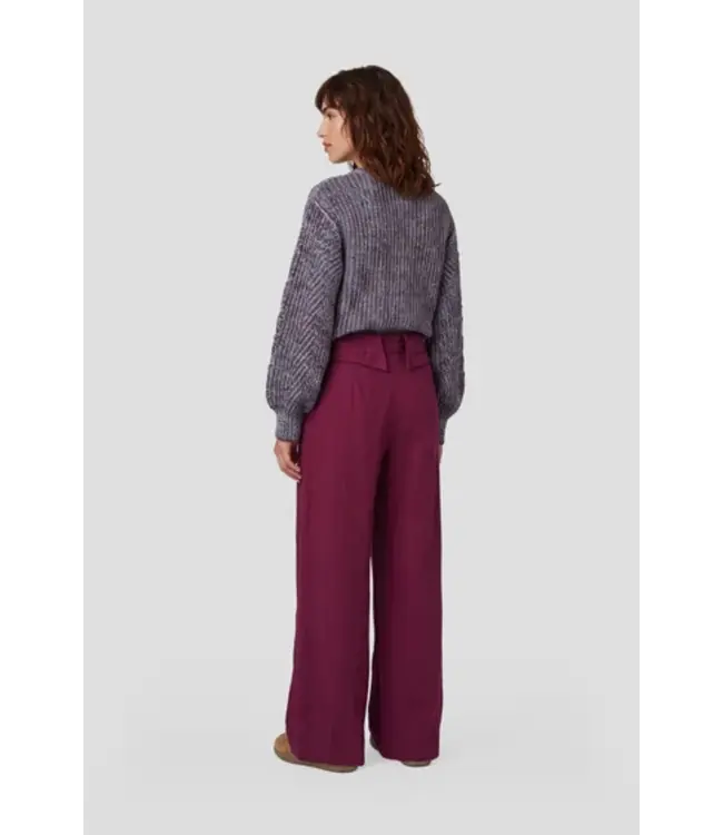 Fluresk Trui Fenni Dusky Maroon / Cloud Blue