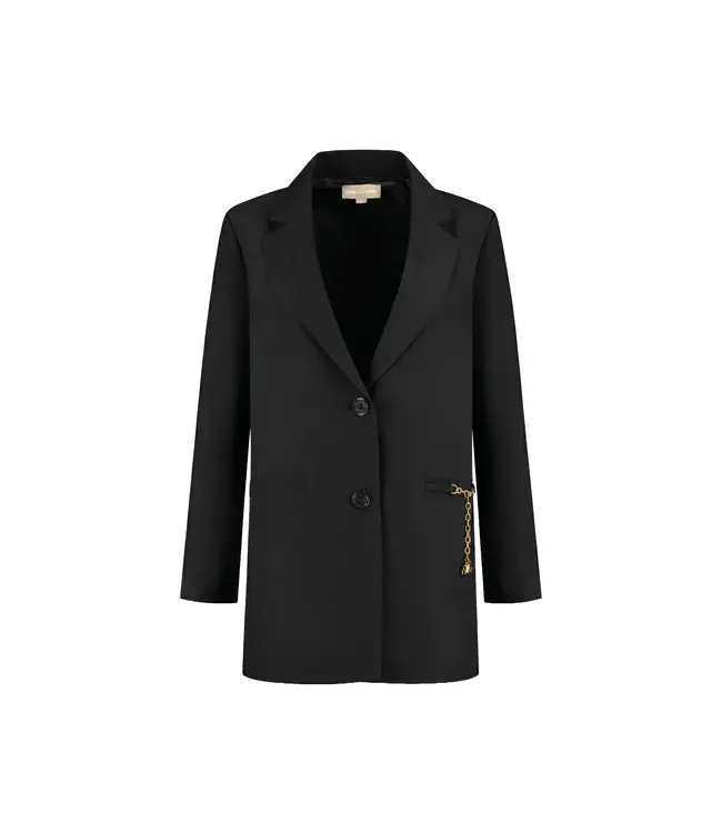Malelions Blazer Chain Emblem Black