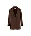 Malelions Blazer Chain Emblem Dark Brown