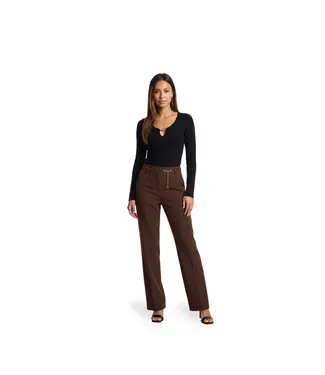 Malelions Malelions Pantalon Chain Emblem Dark Brown