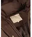 Malelions Jas Emblem Long Puffer Dark Brown