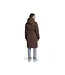 Malelions Jas Emblem Long Puffer Dark Brown