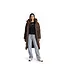 Malelions Jas Emblem Long Puffer Dark Brown