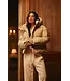 Malelions Jas Emblem Puffer Beige