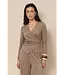 Lofty Manner Top Jori Wrap Taupe