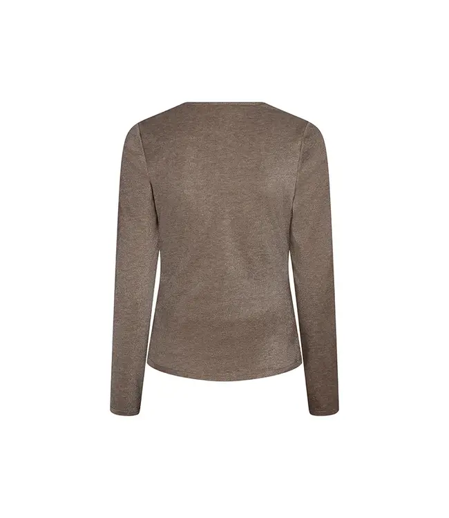 Lofty Manner Top Jori Wrap Taupe