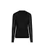 Lofty Manner Top Jolien Draped Mesh Black