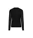 Lofty Manner Top Jolien Draped Mesh Black
