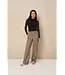 Lofty Manner Top Jolien Draped Mesh Black