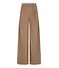 Lofty Manner Broek Josy Pleated Curduroy Taupe