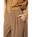 Lofty Manner Broek Josy Pleated Curduroy Taupe