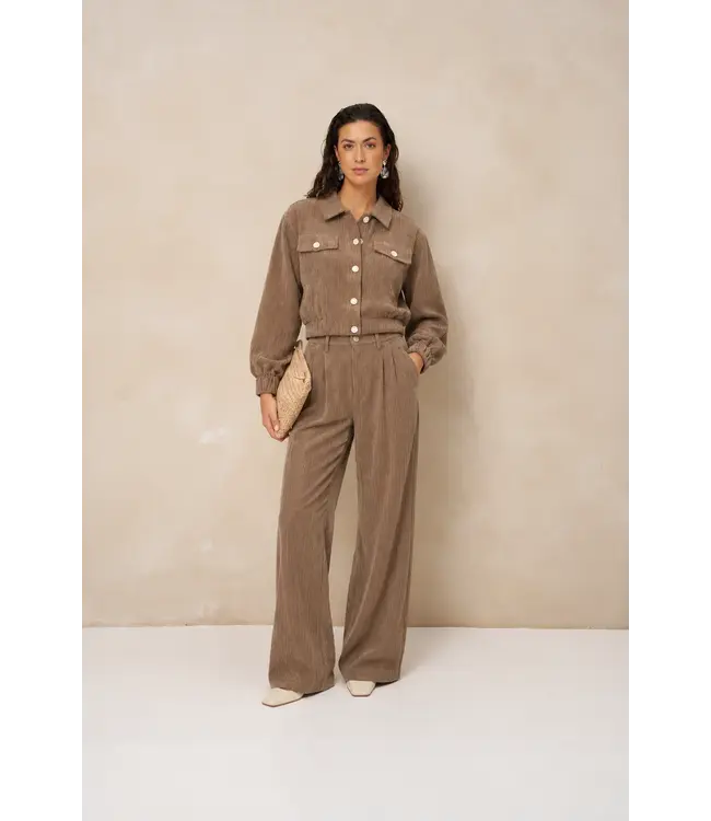 Lofty Manner Jacket Jaxy Curduroy Taupe