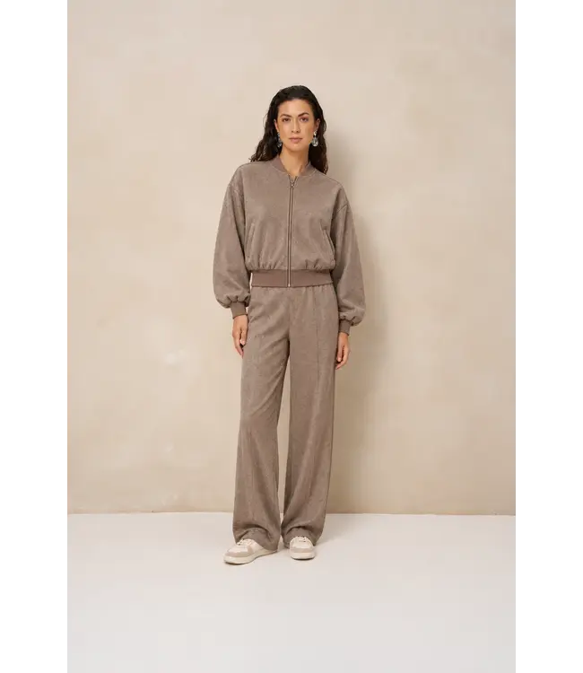 Lofty Manner Bomber Jacket Jessie Taupe