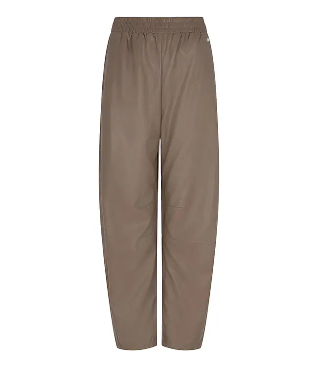 Lofty Manner Broek Janne Balloon PU Taupe