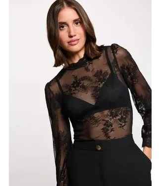 Morgan de toi Morgan Top Tmacha Noir Black
