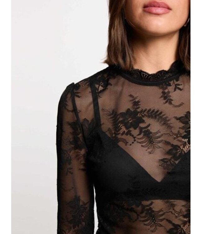 Morgan Top Tmacha Noir Black