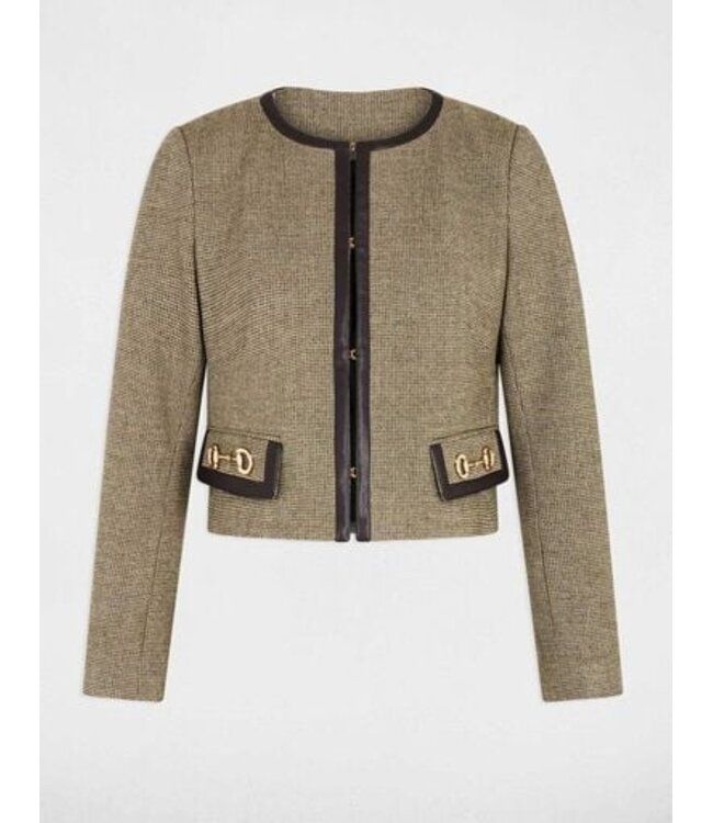 Morgan Blazer Vpopa.f Lierre Brown