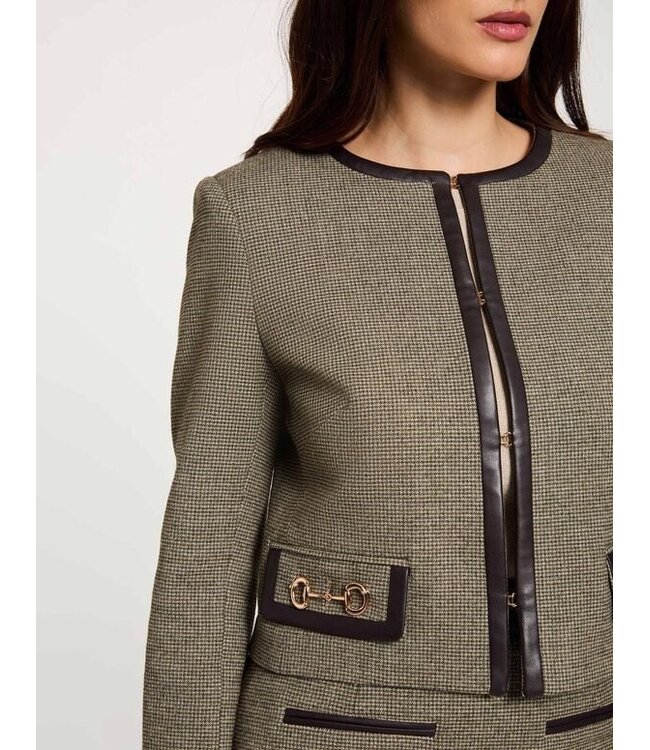 Morgan Blazer Vpopa.f Lierre Brown