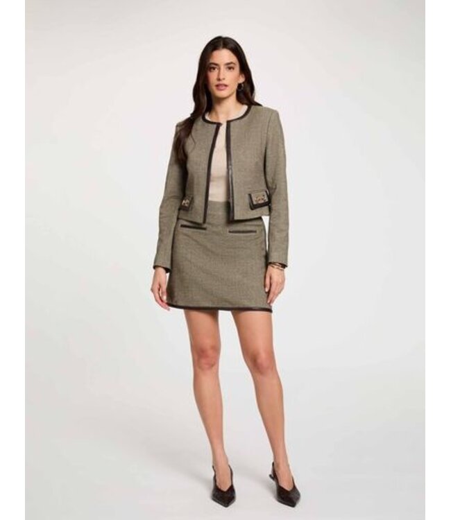 Morgan Blazer Vpopa.f Lierre Brown