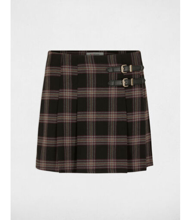 Morgan Skort Shoto.f Noir Checked