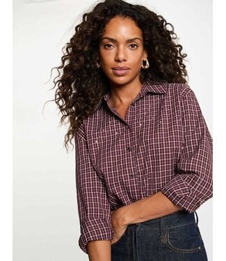 Morgan de toi Morgan Blouse Cecosa Bourgogne
