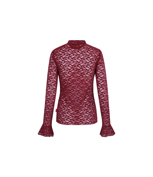 Fluresk Top Haily Dusky Maroon