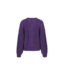 Fluresk Trui Sweater Louve Knit Velour Violet