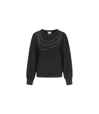 CS The Label CS The Label Sweater Trui Wende Black